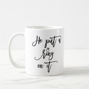 Engagement Ring Coffee Mug
