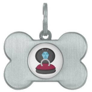 Engagement Ring Pet Tag