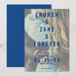 Engagement Ring Save the Date Card
