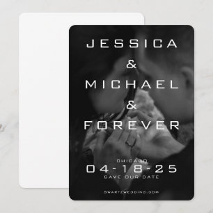 Engagement Ring Save the Date Card