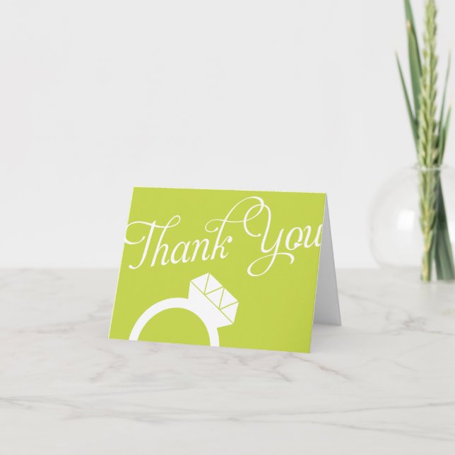 Engagement Ring Thank You Cards (Front)