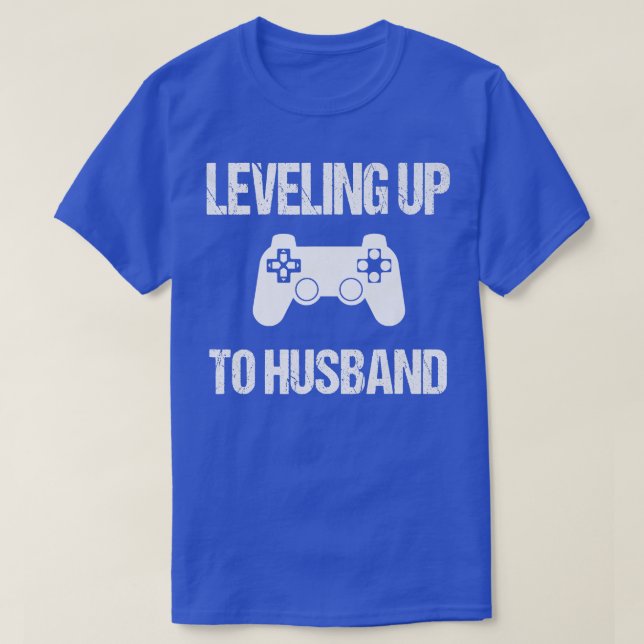 Engagement Tshirt for Groom Video Game Lovers  (Design Front)