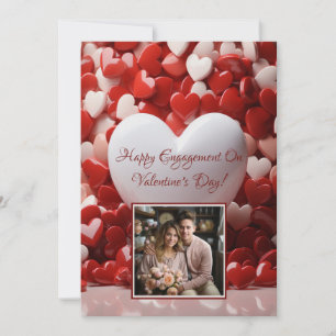 Engagement Valentine's Day Lovecore Personalised Card