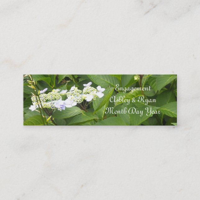 Engagement /Wedding Mini Business Card (Front)