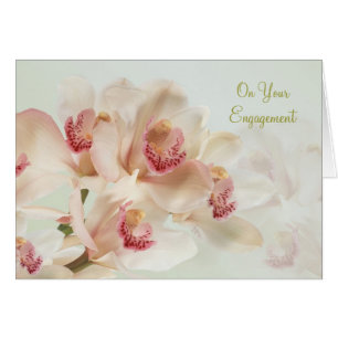 Engagement - White Orchids in full bloom