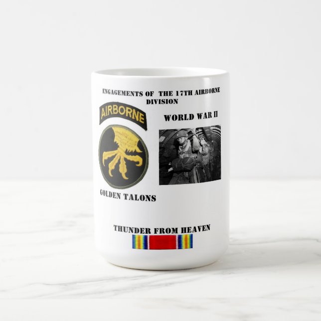 Engagements of  the 17th Airborne Division Coffee Mug (Center)