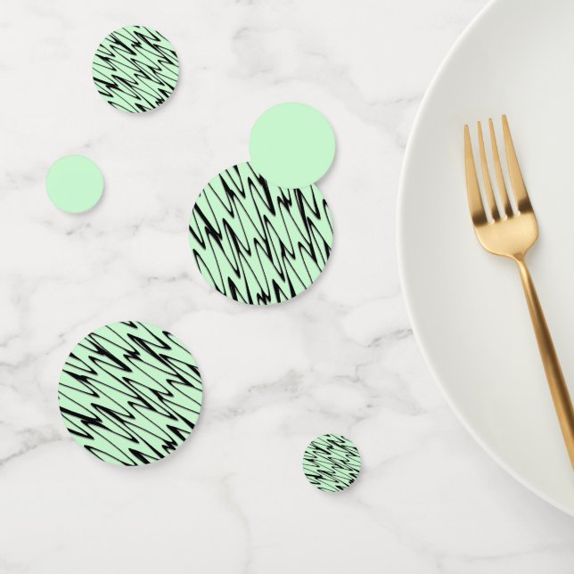 Engaging Mint Green Dynamic  Confetti (Group)