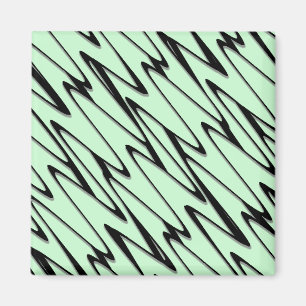 Engaging Mint Green Dynamic  Magnet