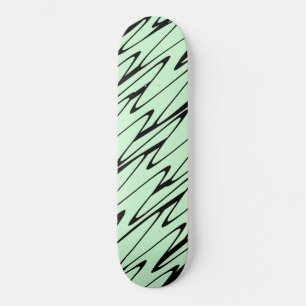 Engaging Mint Green Dynamic  Skateboard
