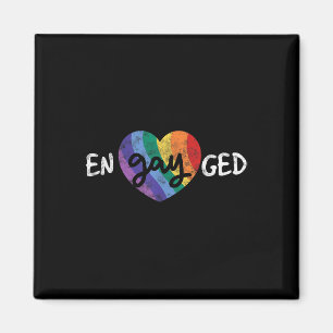 Engayged Lgbt Wedding Party Bachelor Party Gay Eng Magnet