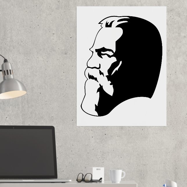 Engels, Communism, Socialism, Soviet Union Foil Prints (In Situ (Desk 2))