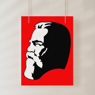 Engels, Communism, Socialism, Soviet Union Poster