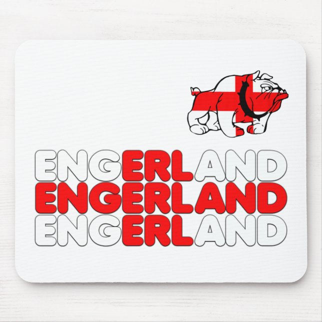 Engerland footy mouse pad (Front)