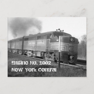 engine1002, Engine No. 1002New York Central Postcard