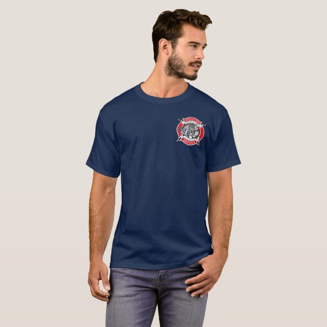 Engine 8 Basic T (heavy blend cotton) T-Shirt (Front Full)