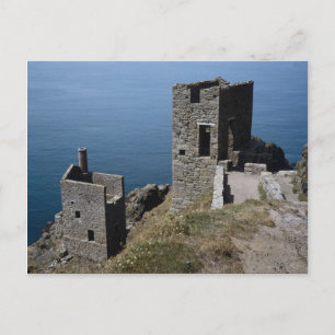 Engine houses of Botallack Mine, near St. Oust, Co Postcard