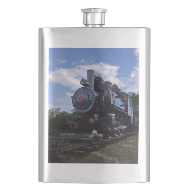 Engine Number 2 Hip Flask (Front)