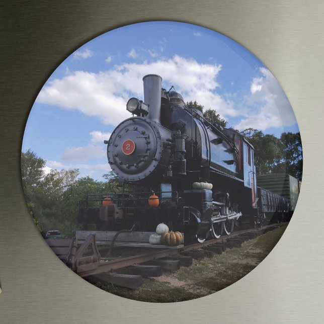 Engine Number 2 Magnet (Engine Number 2 Magnet on Steel Fridge)