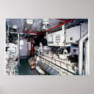 Engine Room 3 Size 22 By 15 Poster