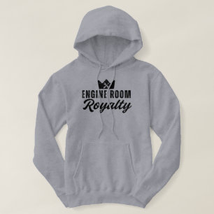 Engine Room Royalty Boat Engineer Hoodie