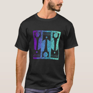 Engine Turbocharger Displacement Piston Cylinder T T-Shirt