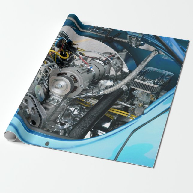 Engine Wrapping Paper (Unrolled)