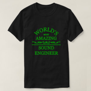 Engineer Amazing Sound Black/Green T-Shirt