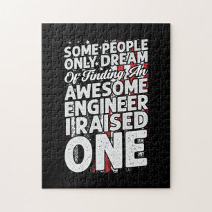 Engineer Art Awesome Engineer Jigsaw Puzzle