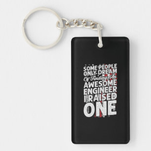 Engineer Art Awesome Engineer Key Ring