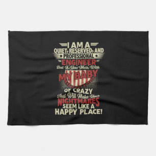Engineer Art Professional Engineer Tea Towel