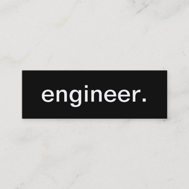 Engineer Business Card (Front)