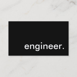 engineer. business card