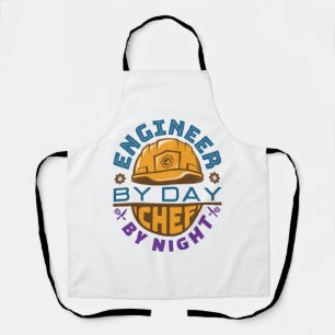 Engineer by Day Chef by Night Engineering Apron