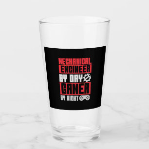 Engineer By Day Gamer By Night Glass