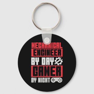 Engineer By Day Gamer By Night Key Ring