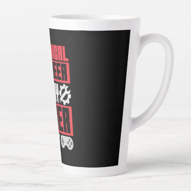 Engineer By Day Gamer By Night Latte Mug (Right)