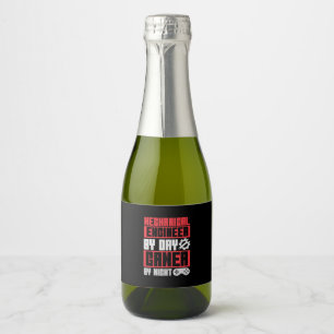 Engineer By Day Gamer By Night Sparkling Wine Label