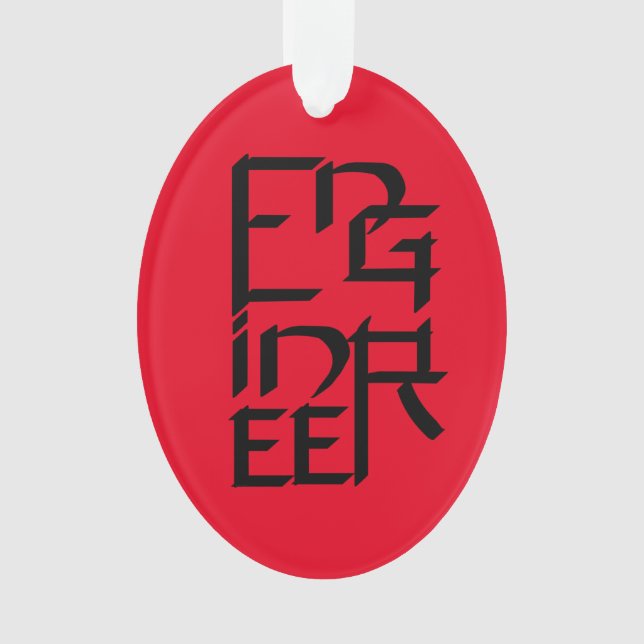 Engineer Character Ornament (Front)