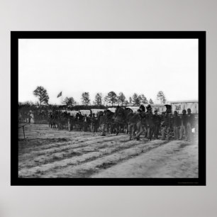 Engineer Corps Ambulance Train 1863 Poster