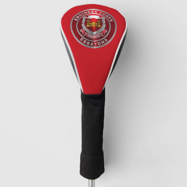 Engineer Corps  Golf Head Cover (Front)