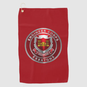 Engineer Corps  Golf Towel