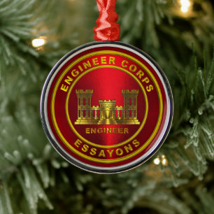 ENGINEER CORPS   METAL ORNAMENT