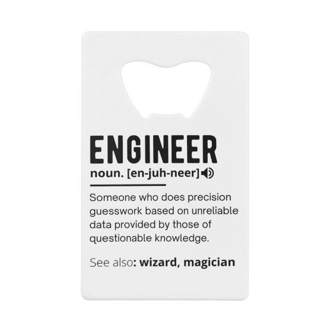 Engineer Definition Engineering Gift (Front)