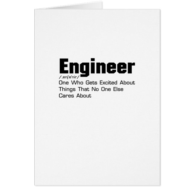 Engineer Definition  Funny Gift For Enginner (Front)