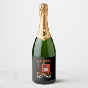 Engineer Electrical Engineers Have Just The Right Sparkling Wine Label