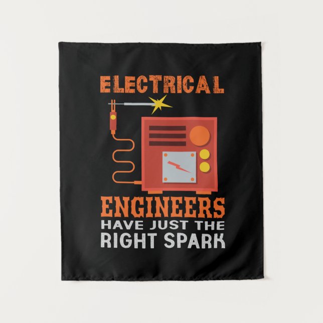 Engineer Electrical Engineers Have Just The Right Tapestry (Front)