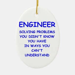 engineer engineering ceramic tree decoration