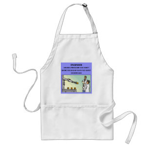 engineer engineering joke standard apron