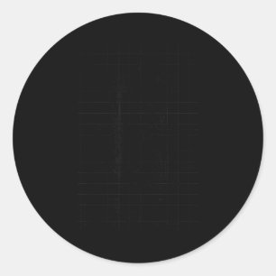 Engineer Engineering Monogram Initial Catal Letter Classic Round Sticker