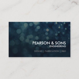 Engineer Engineering Technical Abstract Lights Business Card